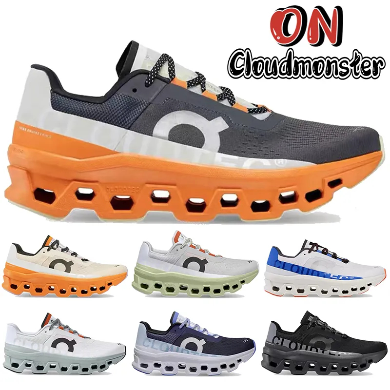 

with box On Running Cloudmonster Shoes Shoe Cloud Monster Training Shoe Colorful Lightweight Comfort Design Men Women Snearkers Runners yakuda Shock absorbing, #4