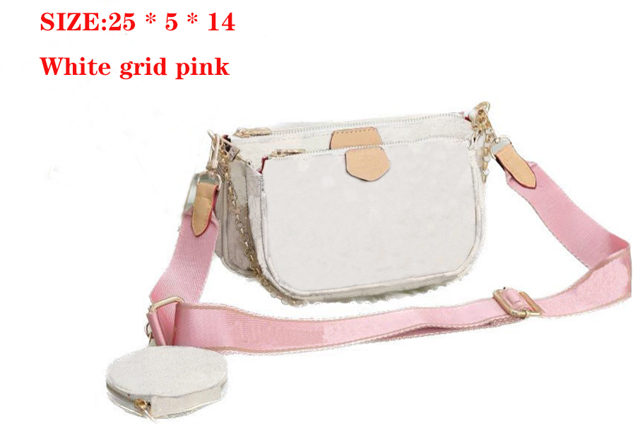 

2023 Designer Luxury Brand Cross Body Bag Classic Brand Splicing PU Letter Buckle Shoulder Bag All-match Commuting Chain Party Armpit Bag, Image color