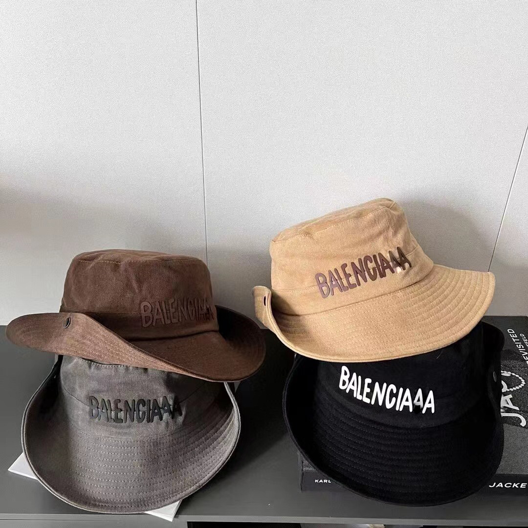 

Men's summer denim designer Bucket Hats couple fashion holiday travel letter print Wide Brim Hats, Grey