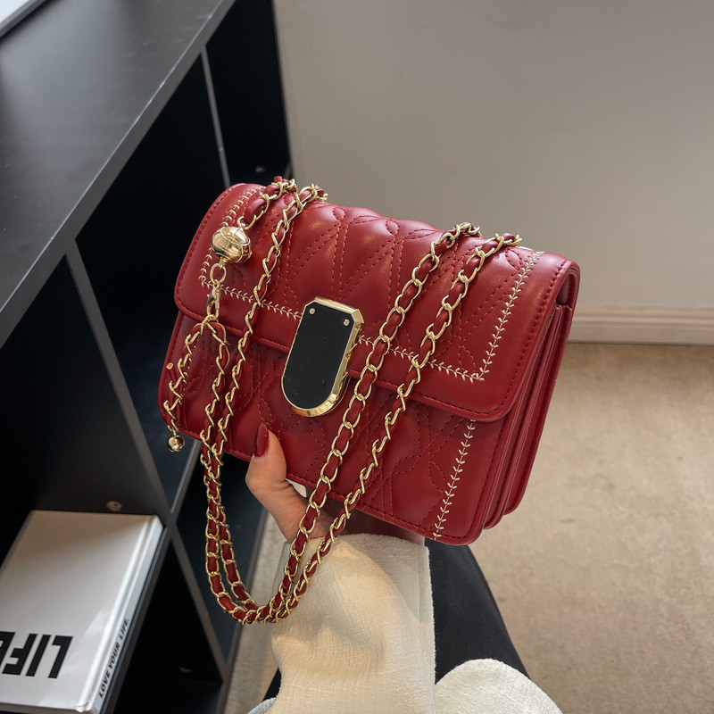 

Tote Bags Rhombus Chain Handbag Designer Bag Mini Messenger Square Bag Female Fashion PU Handbags Shoulder Strap Purse crossbody Wallets Wholesale Handbag Color 3, Mix color pls tell qty