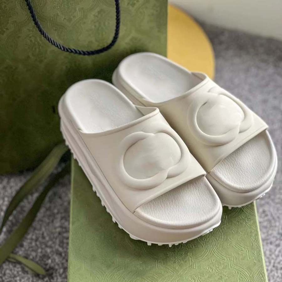 

Slippers luxury slippers slide brand designers Women Ladies Hollow Platform Sandals made of transparent materials fashionable sexy lovely sunny beach, #1