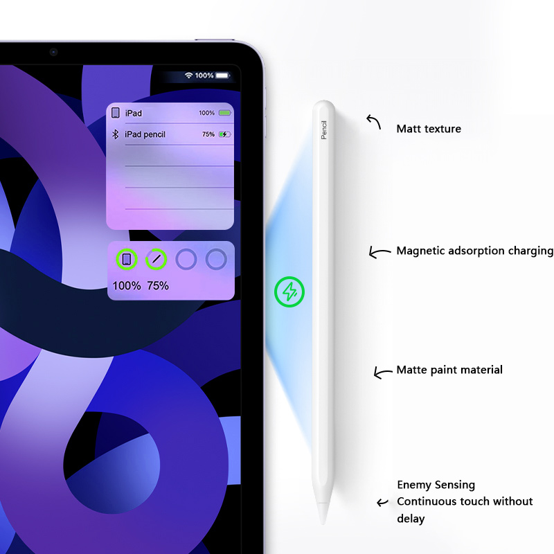 

Stylus Pens Pen Palm Rejection Power Display Magnetic Active Stylus Pen Pencil 1st 2nd For iPad Pro 11 12.9 10.2 Mini6 Air4 7th 8th