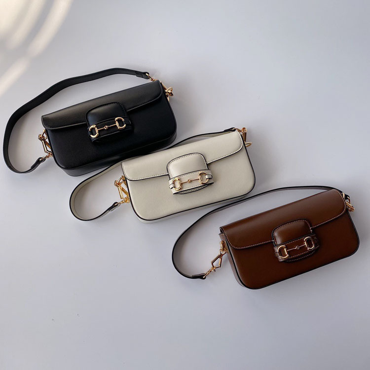 9A Quality Horsebit 1955 Mini Bag Top Cowhide Genuine Leather 23CM Women Designer Fashion Luxury G Bag Ladies Tote Handbag Purse Wallet Black Whi-image-840300217