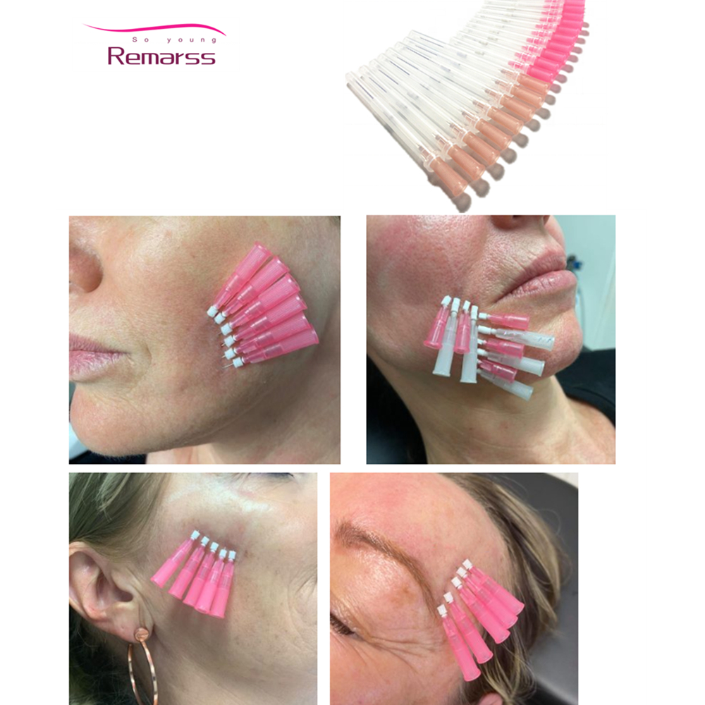 

50 pcs Discount price sharp needle PDO Mono threads 26G 29G Mono Screw forehead chin filling anti wrinkles face lift