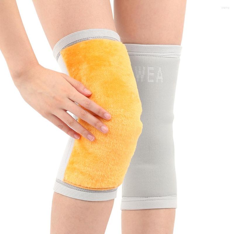 

Motorcycle Armor Thicken Fleece Knee Pad Cold Protection Protector Elastic Plush Kneepad For Men Women Joint Pain Relief Camping Running