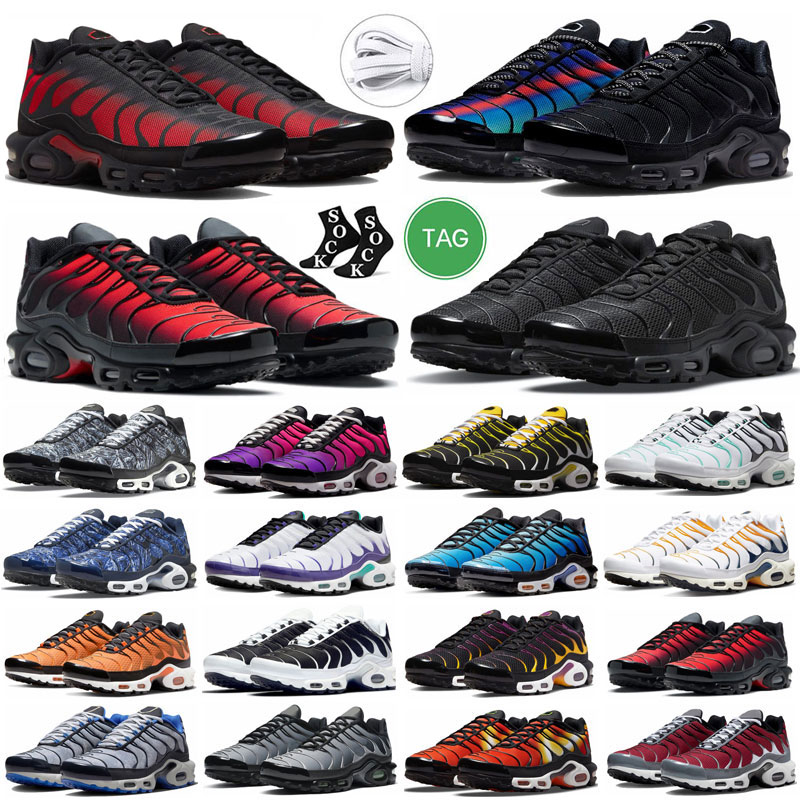 

tn plus running shoes size 12 tns men women Unity Triple Black Hyper Jade University Blue Oreo Wild Prints Sky Psychic Grape trainers outdoor sports sneakers eur 46, Color # 20