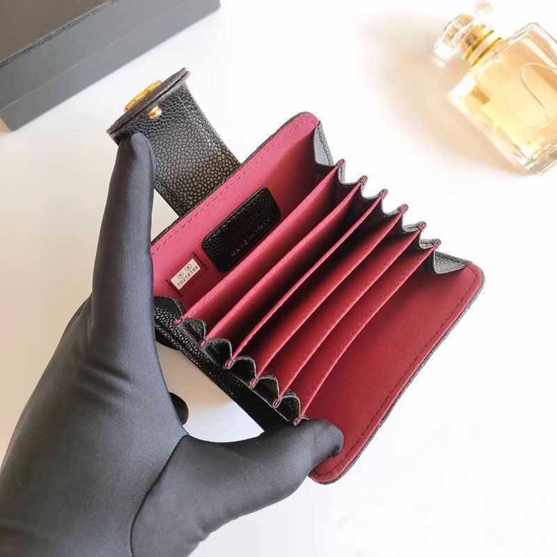 

Brand Designer Change Purse Card pack Cow Pickup Bag Fragrant Cards Organ Case Multi Small and Portable Bank Certificate Leather Online wallet Factory Direct Sale, Gift box packing