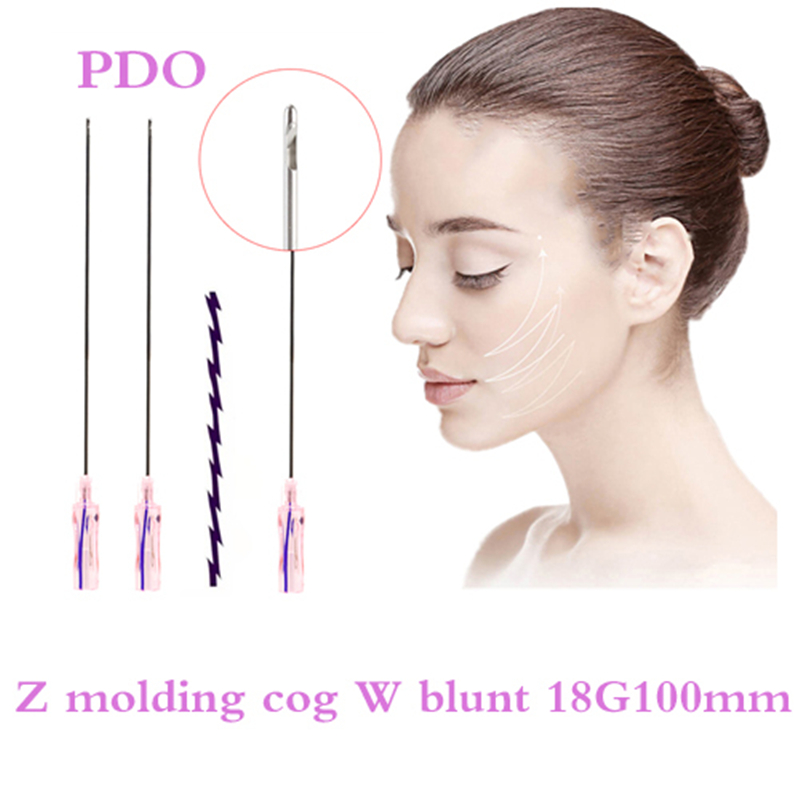 

Korea raw material L blunt needle face lifting thread PDO skin care Cog barbed strong lifting Fish bone Multi L Hilo tensores