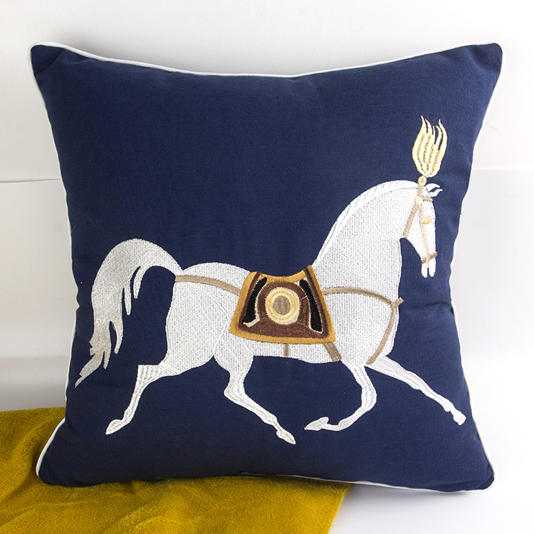 

Quality Embroidery Home Pillow Cover Cushion Cover Luxury Decoration Office Bed Head Comfortable Complete Set