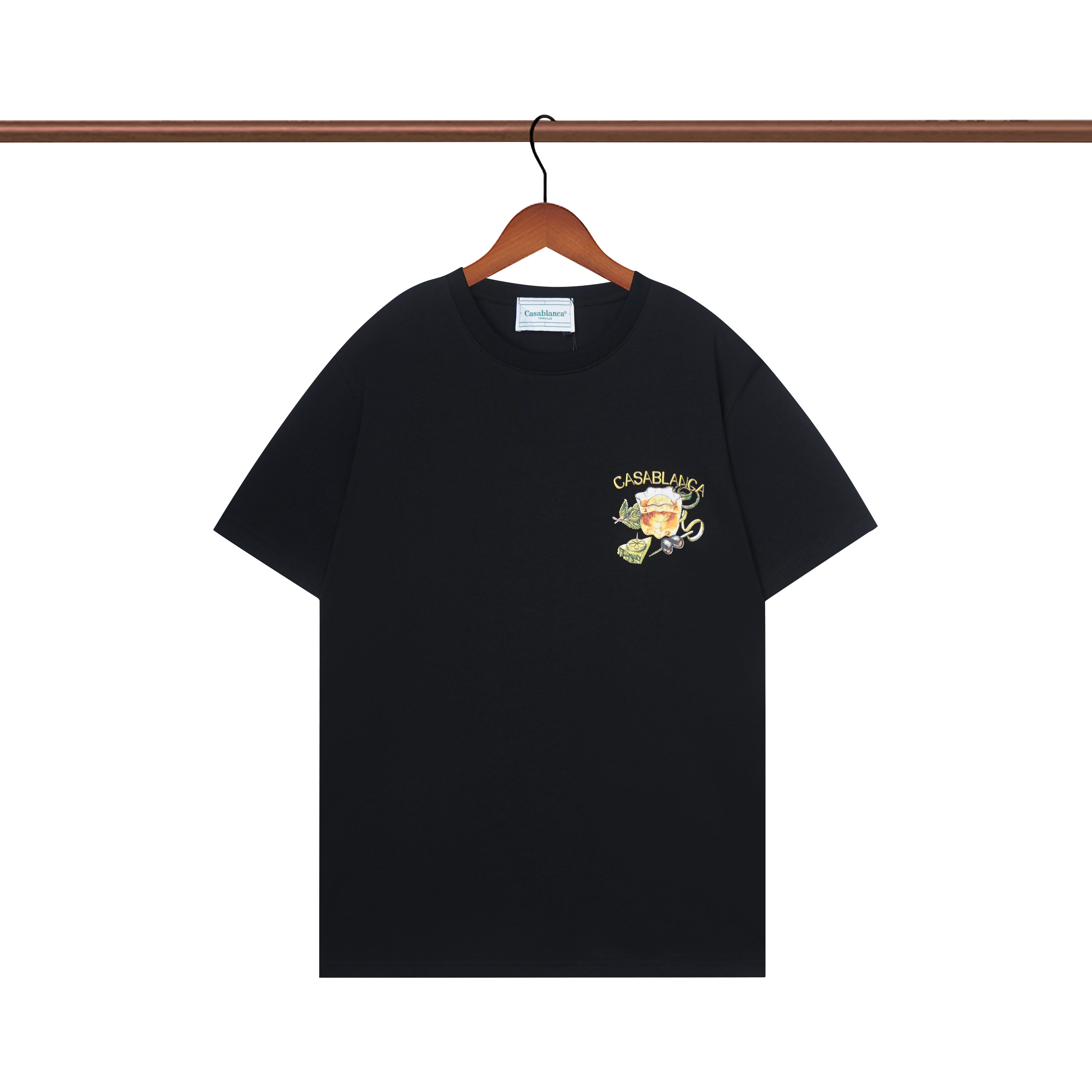

Casa shirt Luxury Men T shirt Spring Summer New style Rainbow Mushroom Round Neck Short Seeves breathable cotton Designer t shirts 4EDT1
