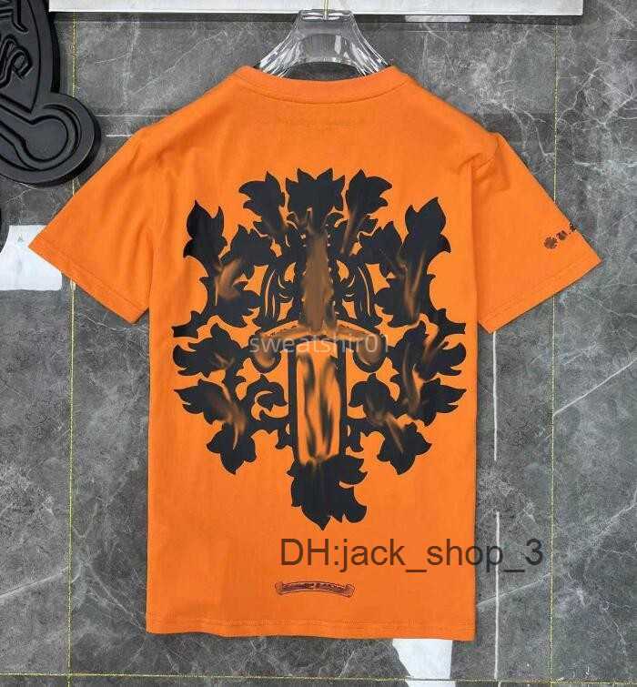 

Classics Mens t Shirts Heart High Quality Brand Crew Neck Chromes Short Sleeves Tops Tees Ch T-shirts Sweater Casual Horseshoe Sanskrit XFGT