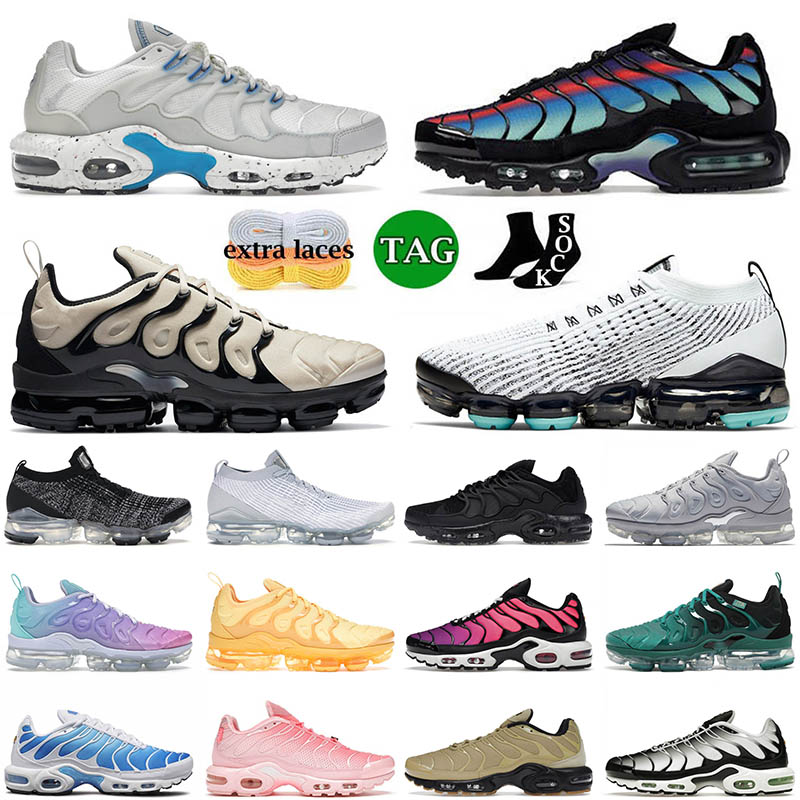 

2023 Fly Knit 3 Running Shoes Terrascape Plus Tn Unity Light Bone Sky Blue Tns Atlanta Sneakers Dusk Oreo Mens Women Pastel Black Anthracite, B19 blue fury 40-46