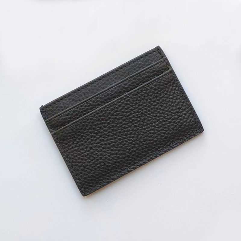 

Brand Designer Change Purse Card pack Cow Pickup Bag Men's Card Business Holder Small and Lightweight Multi-position Leather Lychee Classic Bank Factory Direct Sale, Gift box packing