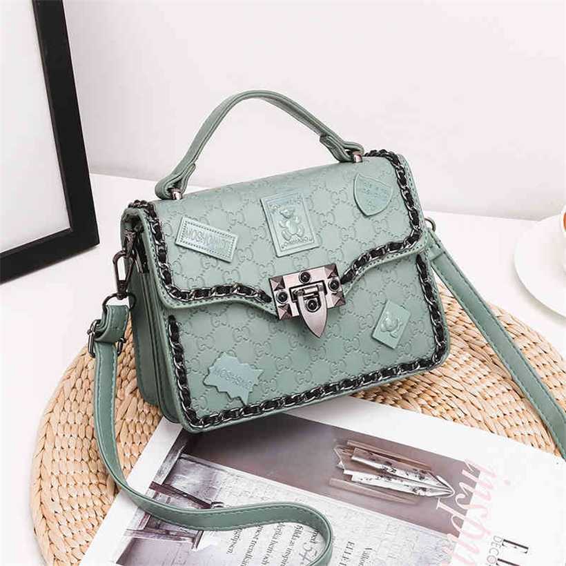 

20% OFF Handbag High quality 2023 new bag Small women's summer shoulder messenger simple and red small square, Gd pattern khaki