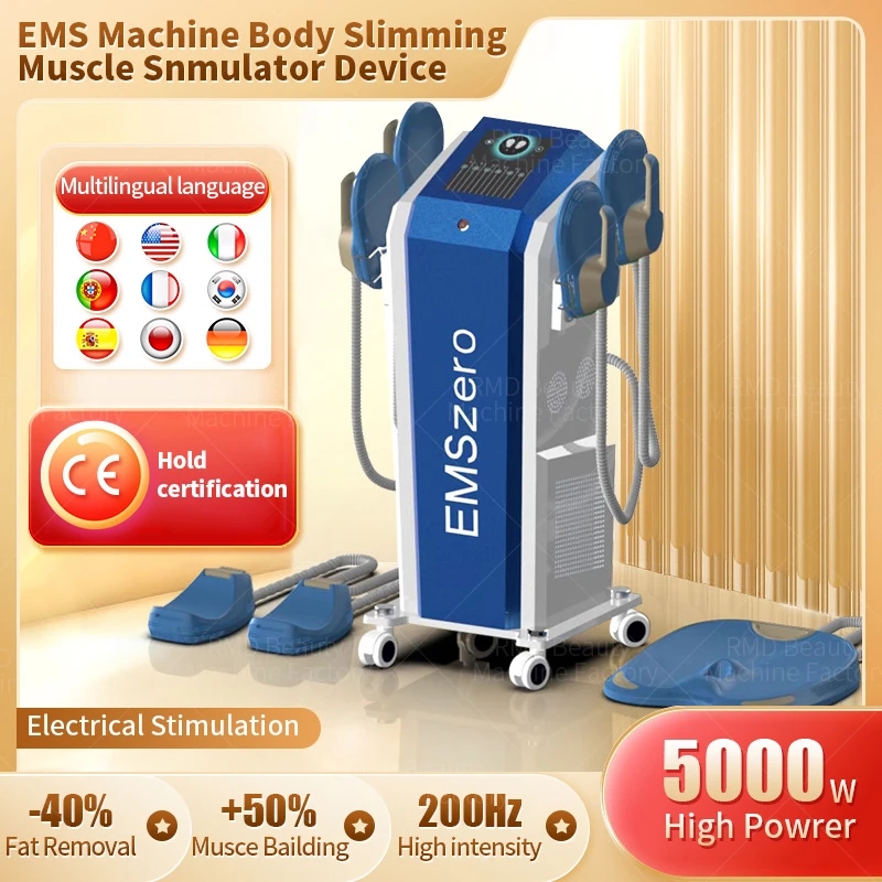 

Powerful 4 handles Ems Neo Electromagnetic Body Weight Machine Slimming Ems Muscle Stimulate Fat Removal Body Slimming Build Muscle Machine