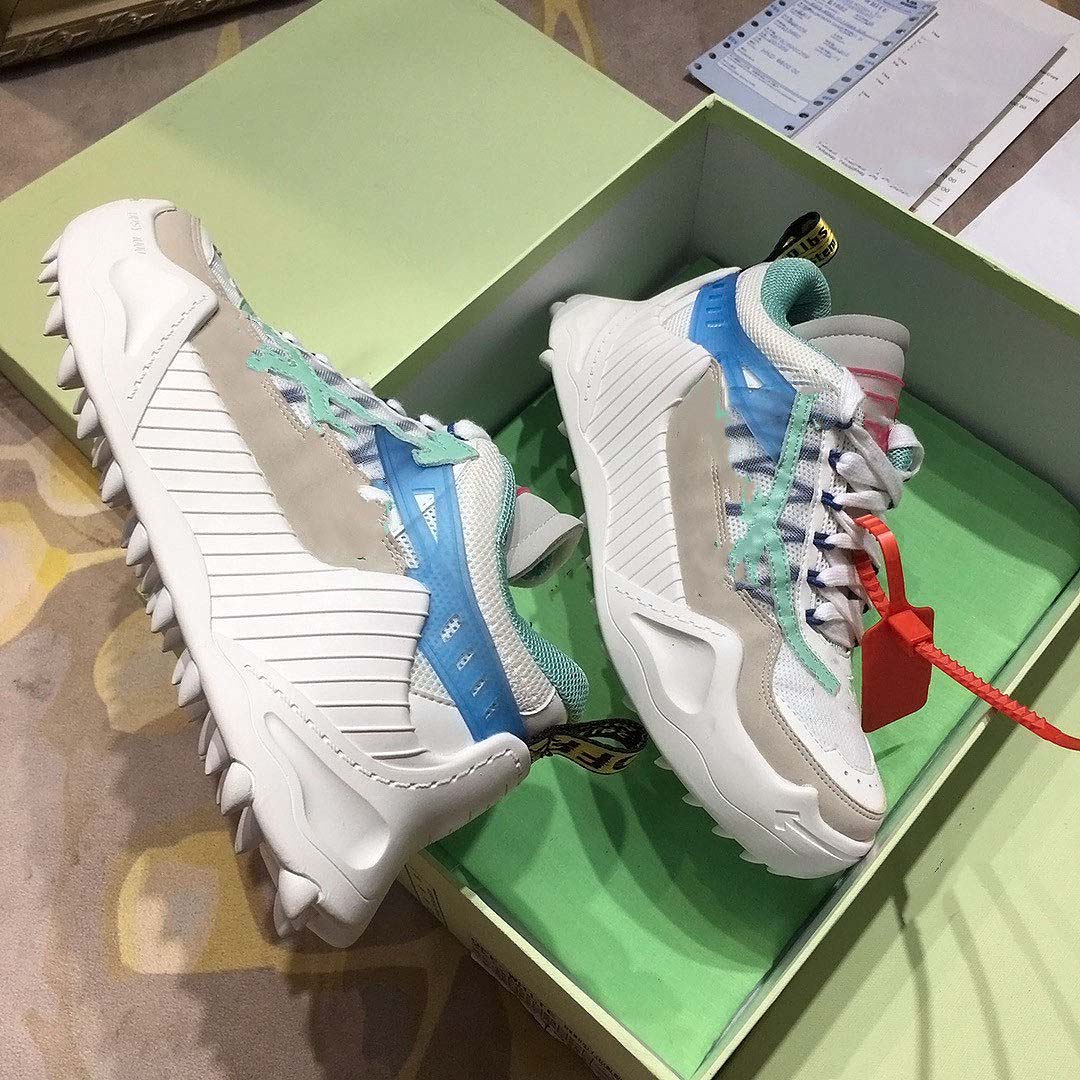 

FW19 Odsy 1000 shoe Low Top Designer Sneakers Virgil Mens Designers Shoes Vulcs Fashion luxury Off Model White Women Casual Shoes Trainers 02