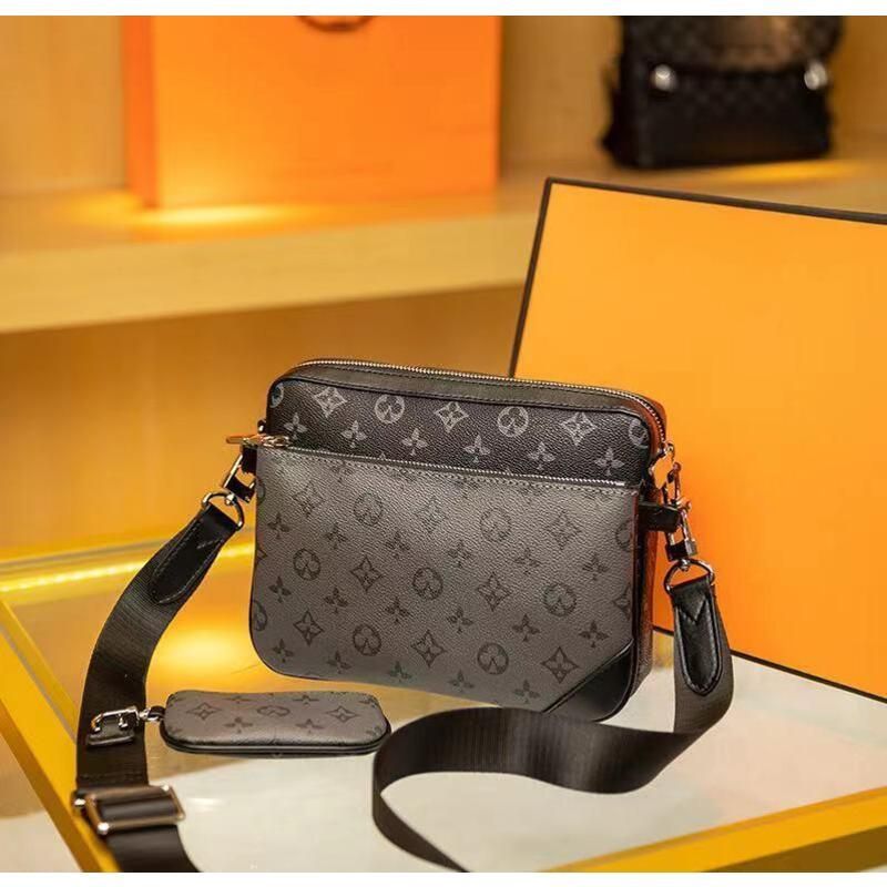 

Top Evening Bag Cross Body Wallets Leather Patchwork New Men Women handbag shoulder bags designer handbags fashion bag wallet phone, Black flower