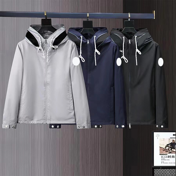 Chapeau zipper lettre mens veste bras gros logo vestes marque de cr￩ateur manteau France Luxury Coats taille m - xxl