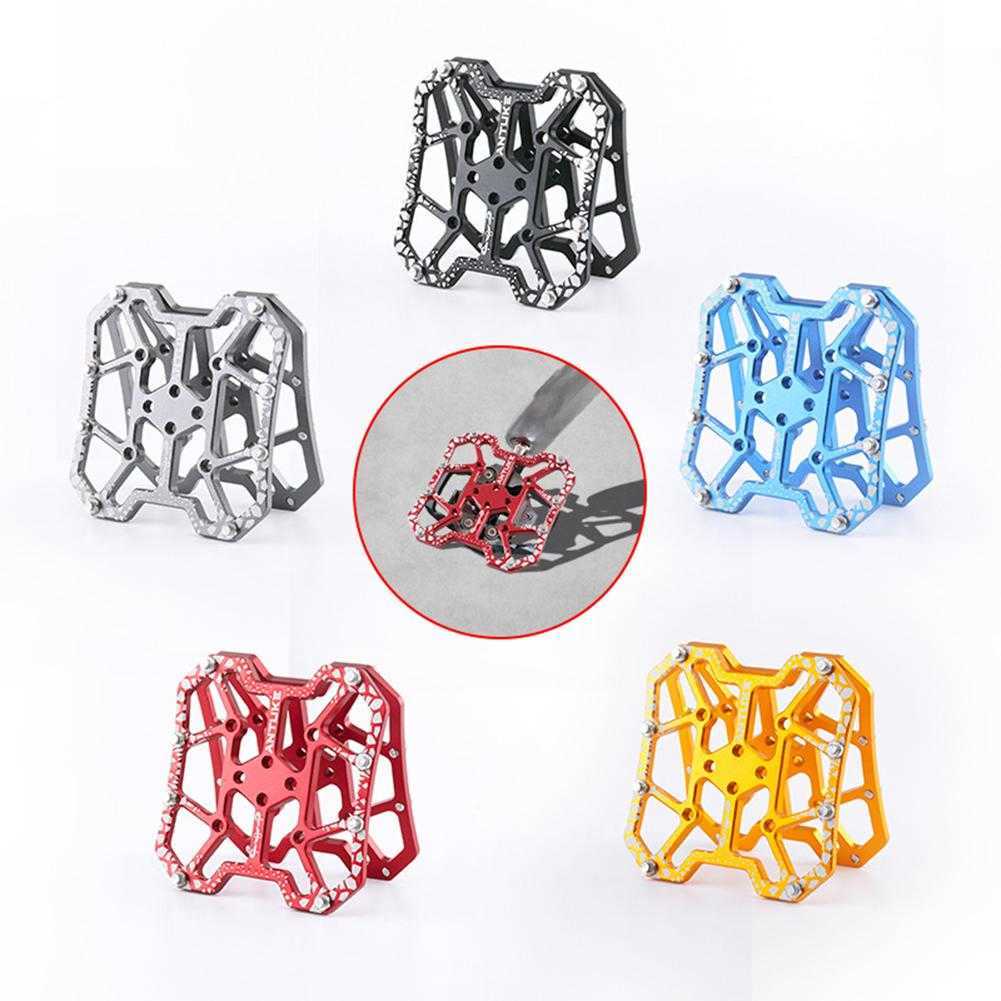 

Bike Pedals 2pcs Aluminum Alloy Pedal Platform Clip Mtb Bike Bicycle Clipless Pedal Platform Adapters For Spd Keo Pedals MTB Access 0208