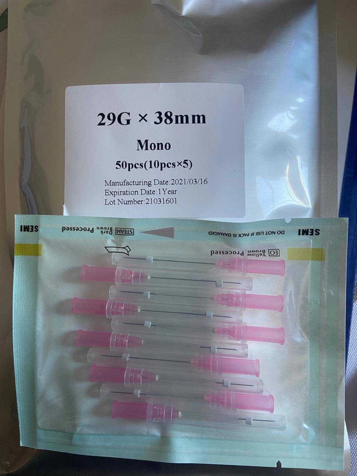 

2023 Pdo Mono Thread Plla Mono 29G38mm For Face Lift Thread Pdo Thread Lift Beauty Microneedle