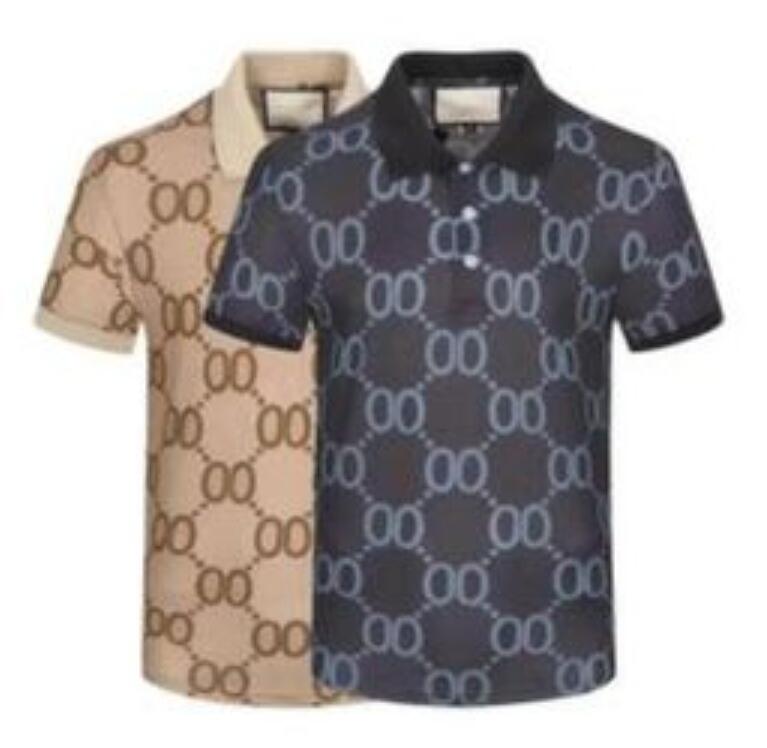 

Men's Polos designer Summer classic patchwork color letters print T Shirt Streetwear cotton women luxurys Graffiti Tshirts Clothing, 10