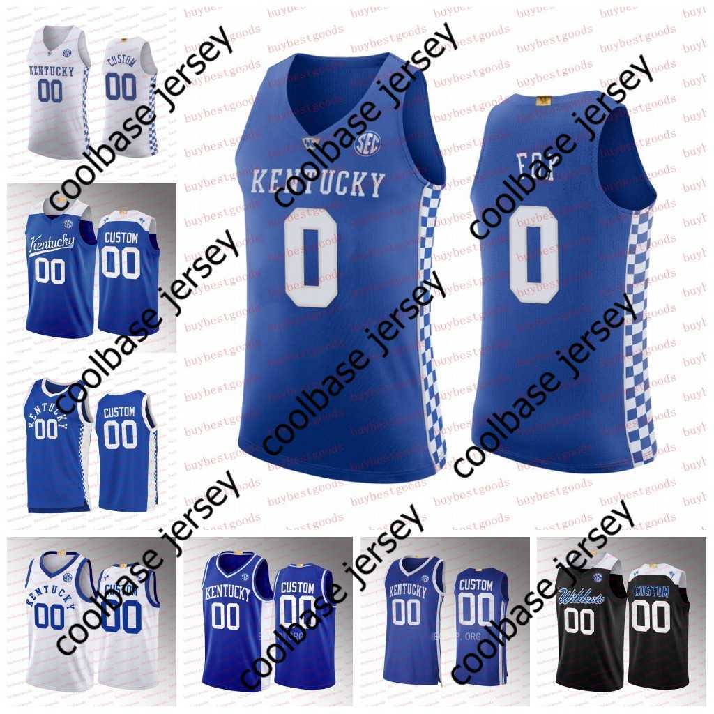 

New NCAA College Wildcats Basketball Kentucky Wears Basketball Custom Jerseys 22 Shai Gilgeous-Alexander 5 Kevin Knox 32 Wenyen Gabriel Jarr, Style