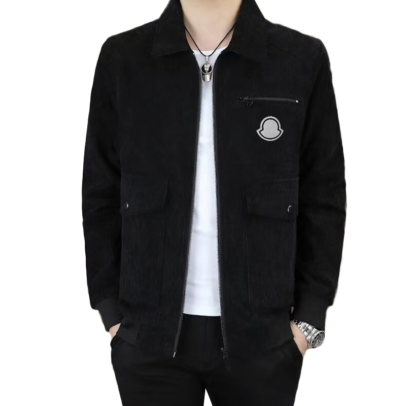 

Designer men's jacket spring and autumn windproof warm down jacket couple sweatshirt hip-hop trench coat lapel work jacket