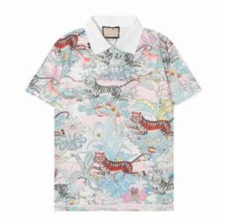 

Men's Polos Embroidered Polo Shirt Street Fashion Golf and Summer - Sizes to, 08