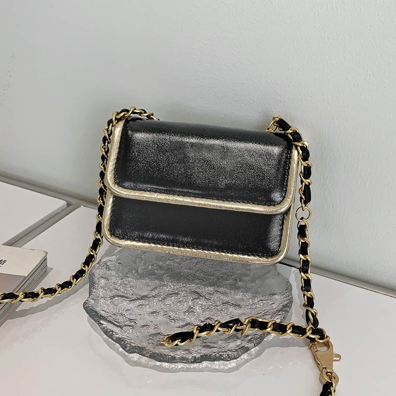 

CC Bag Cross Body Mini Fashion Women Fanny Pack Crossbody Bag Designer Shoulder Bags Soft Leather Handbag Hardware Quilted Luxury Wallet Car, Black