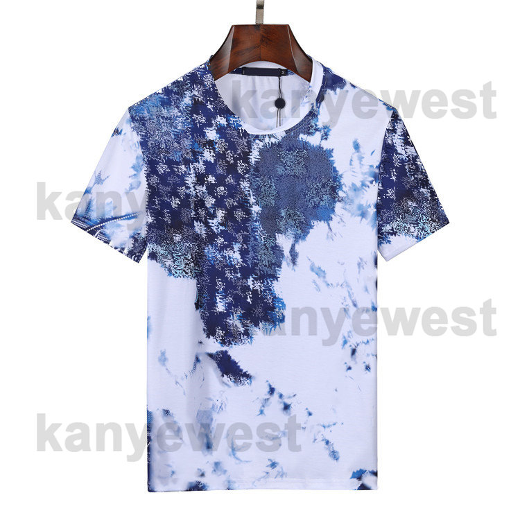 

23ss Mens designer Mens t shirts Summer classic letter patchwork color letters print T Shirt Streetwear women luxurys Graffiti Tshirts, Tee