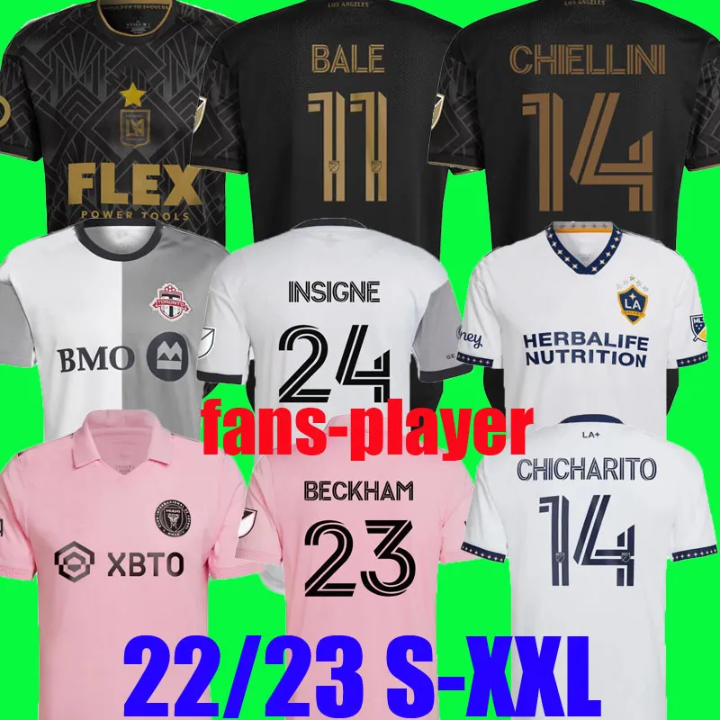 

INSIGNE Toronto FC 2022 2023 soccer jerseys Charlotte 1 star lafc BALE CHIELLINI Fuchs Inter BECKHAM Miami Los LA champions Angeles football shirt Galaxy MEN KIDs, Image