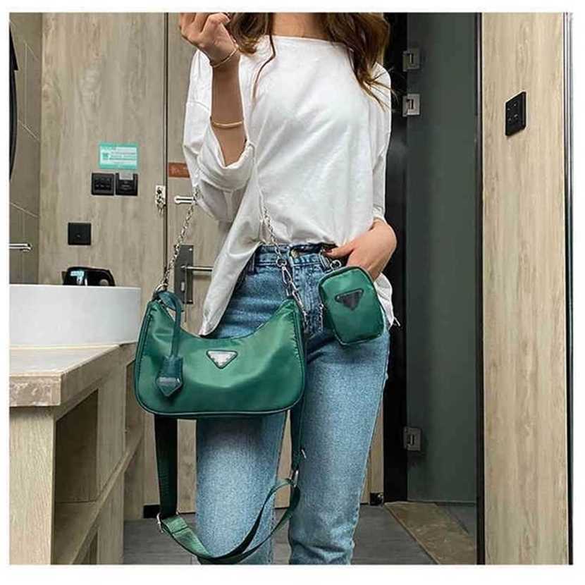 

30% OFF Handbag High quality 2023 new bag trend waterproof Oxford cloth girl's mobile phone two-piece set multipurpose, Green6