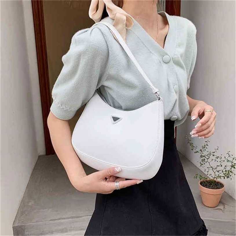 

12% OFF Handbag High quality 2023 new bag Store This year's popular texture underarm solid color magic stick shoulder, White7