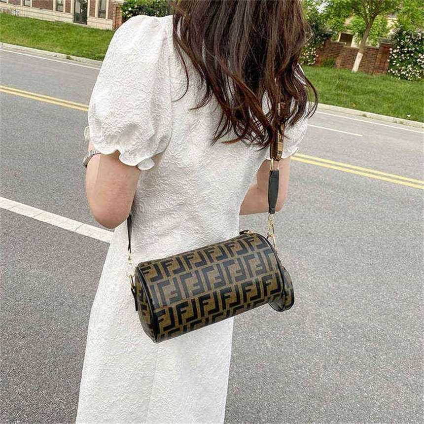 

24% OFF Handbag High quality 2023 new bag spring and summer trend two piece bucket temperament women's Shoulder Messenger, Brown5