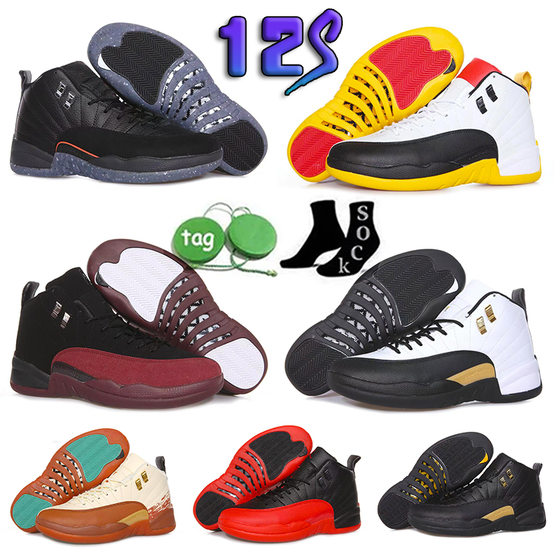 

2023 men basketball shoes jumpman 12s 12 Twist Reverse Flu Game Royal Utility Dark Concord University Gold Indigo Michigan mens trainers sports sneakers