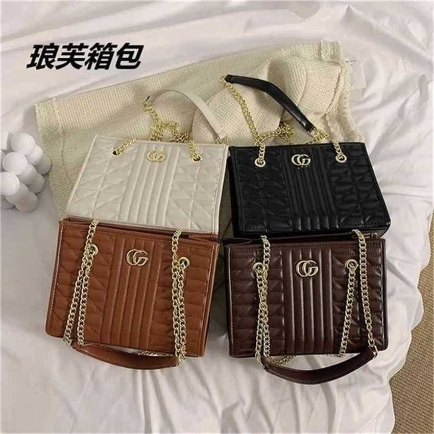

22% OFF Handbag High quality 2023 new bag Trend the same embroidered wire lattice hand live broadcast tote women's, White9