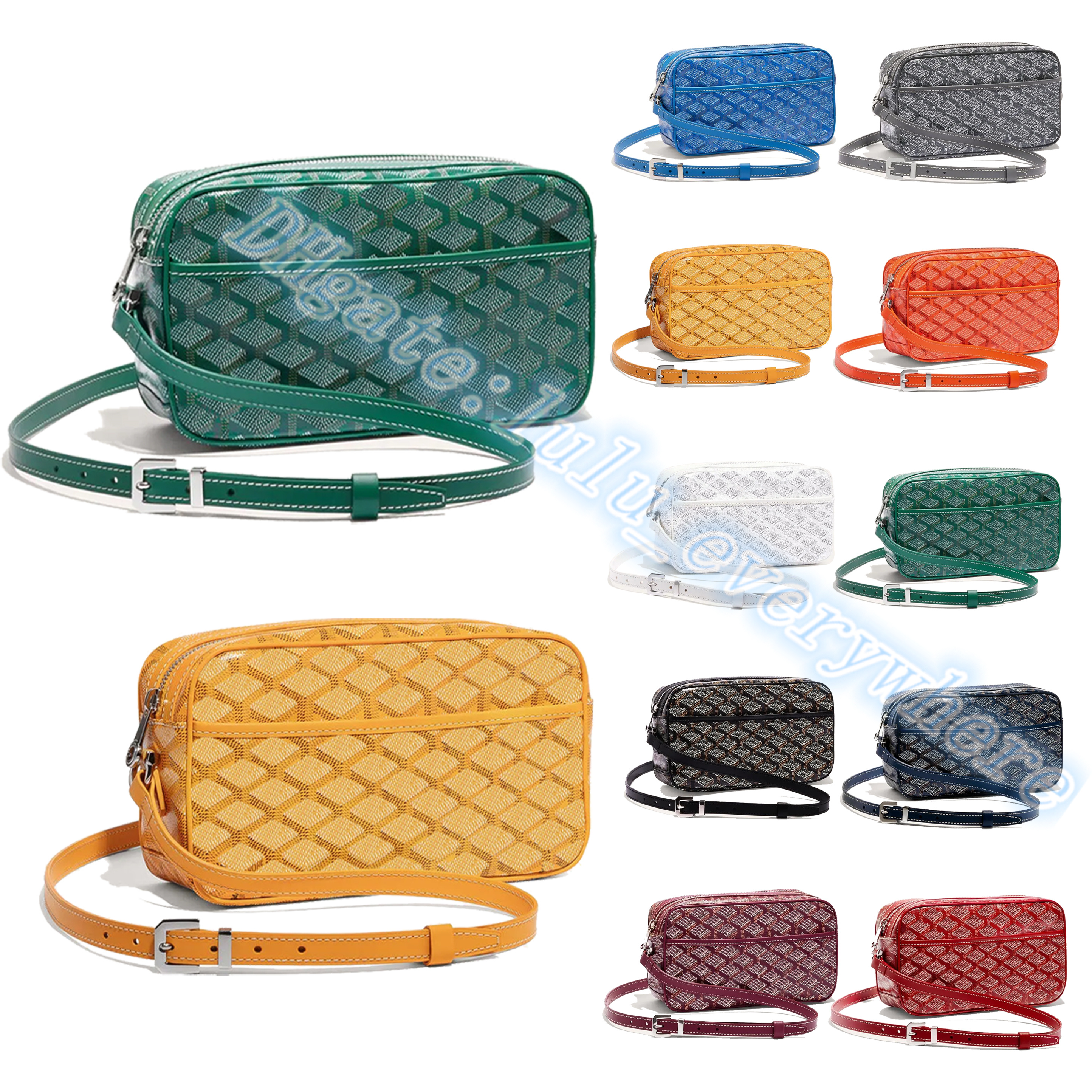 

Designers famous Shoulder camera Bags Luxury womens holder classic CrossBody tote mens handbags pochette Wallets leather clutch card purse cosmetic satchel bag, Yellow