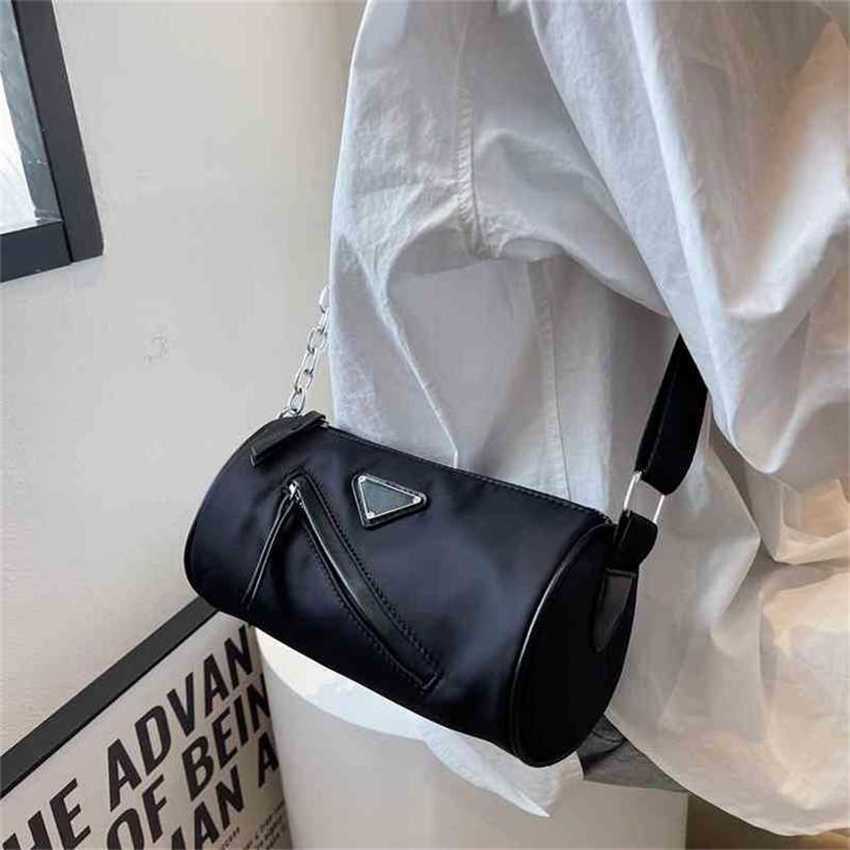 

22% OFF Handbag High quality 2023 new bag Women's Hot female Korean minority cylinder, Black4