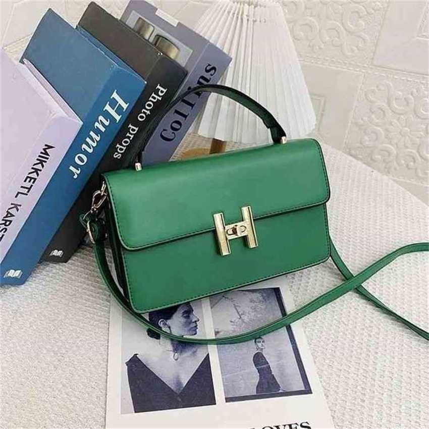 

22% OFF Handbag High quality 2023 new bag Women's Hot female buckle Kangkang tofu square sense Korean version, White