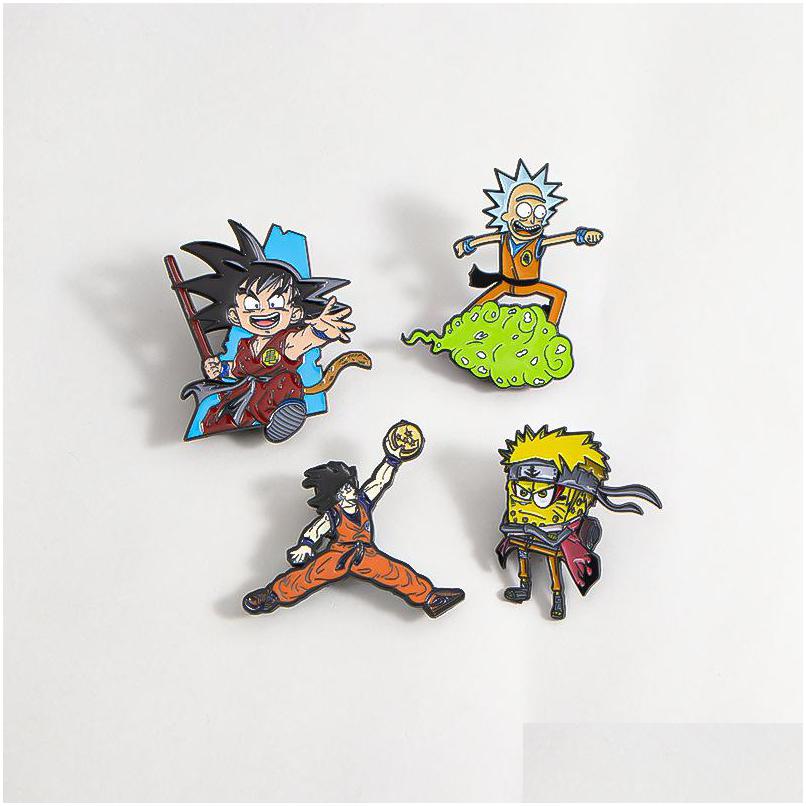 

Pins Brooches Akatsuki Hard Enamel Pins Collect Cute Animation Metal Cartoon Brooch Backpack Hat Collar Lapel Badges Fashion Jewelr Dhemh