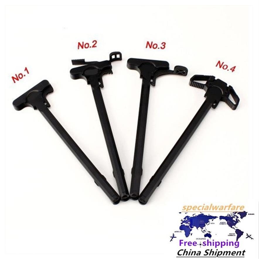 

AR-15 223 5 56 M4 charging Butterfly-shaped aluminum drawing machine handle353x