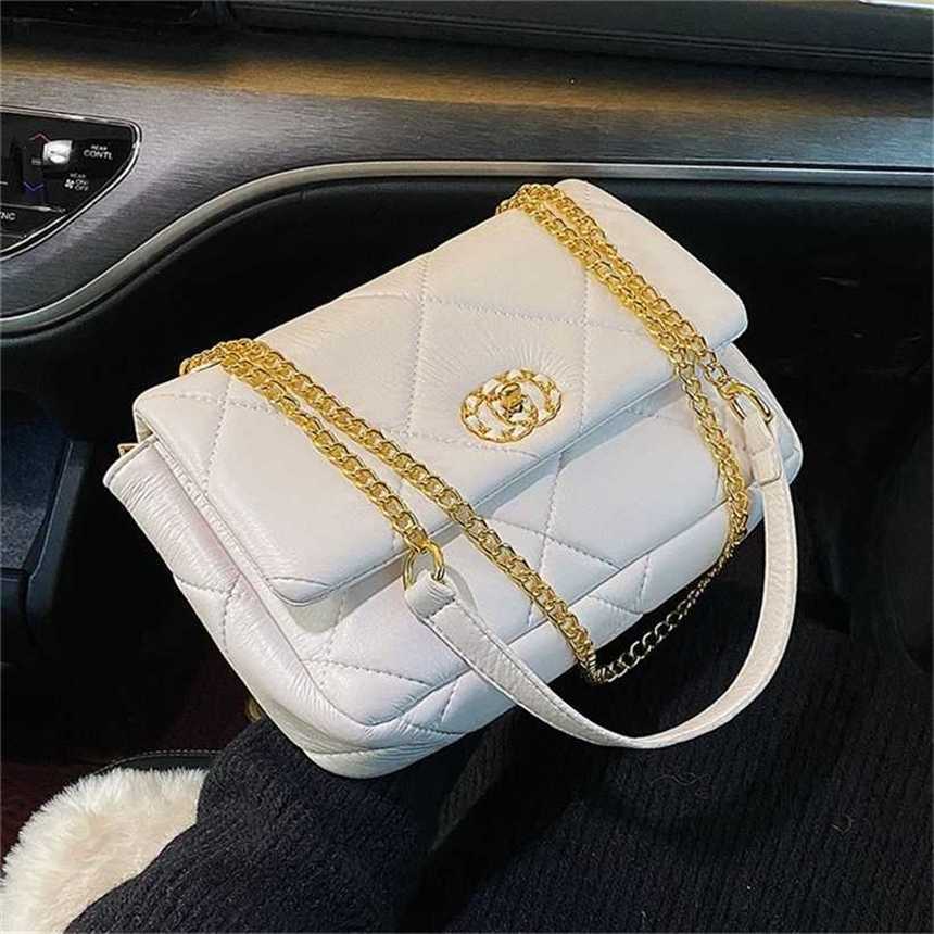 

24% OFF Handbag High quality 2023 new bag This year's popular women's spring messenger chain small square, White9