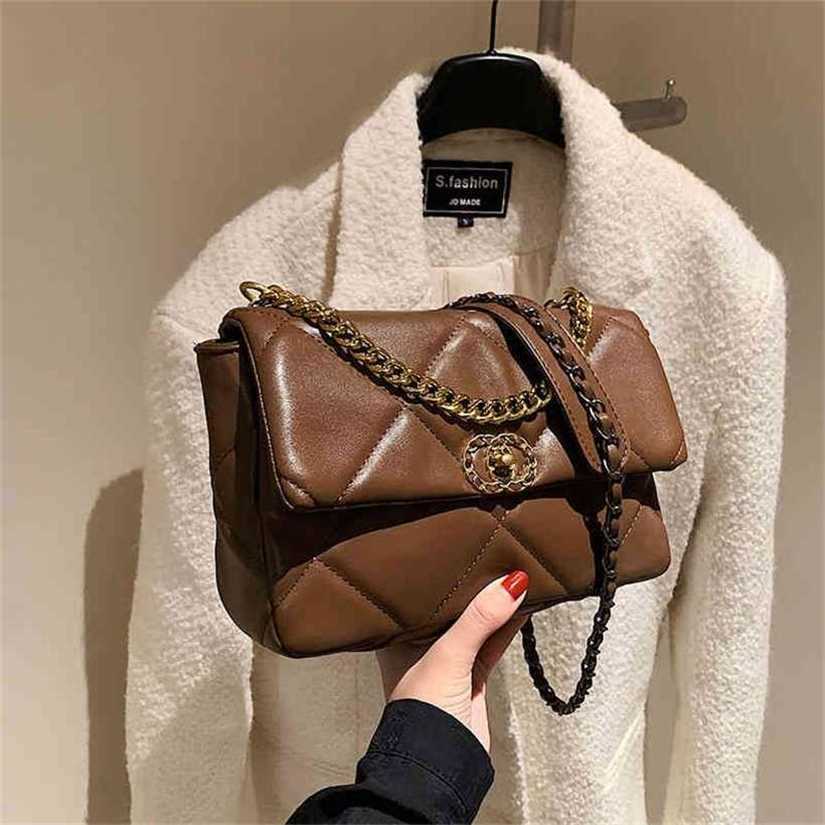 

10% OFF Handbag High quality 2023 new bag Women's Hot simple rhombus embroidered square fashionable and, White5