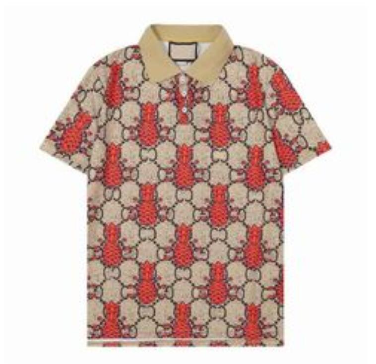 

mens luxury polo new button up polo shirt classic G embroidery shirt Tees cotton white black T-shirts designer coat, 11