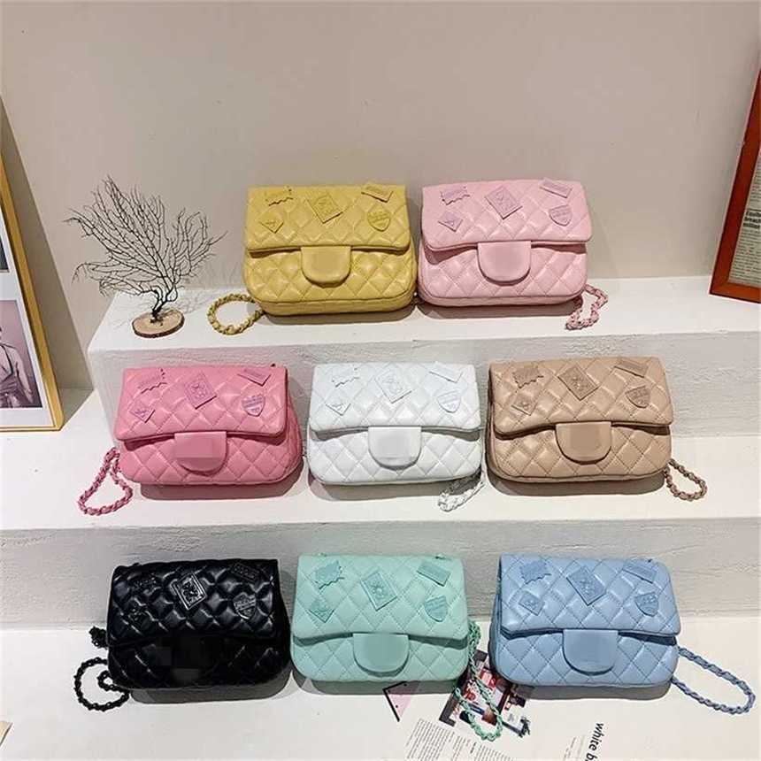 

24% OFF Handbag High quality 2023 new bag women's Lingge candy color Shoulder Messenger chain small square, White11