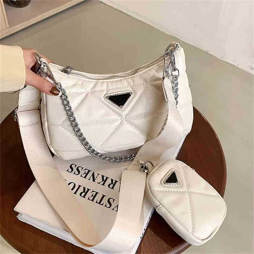 

36% OFF Handbag High quality 2023 new bag Women's Hot This year's sense belt underarm, White7