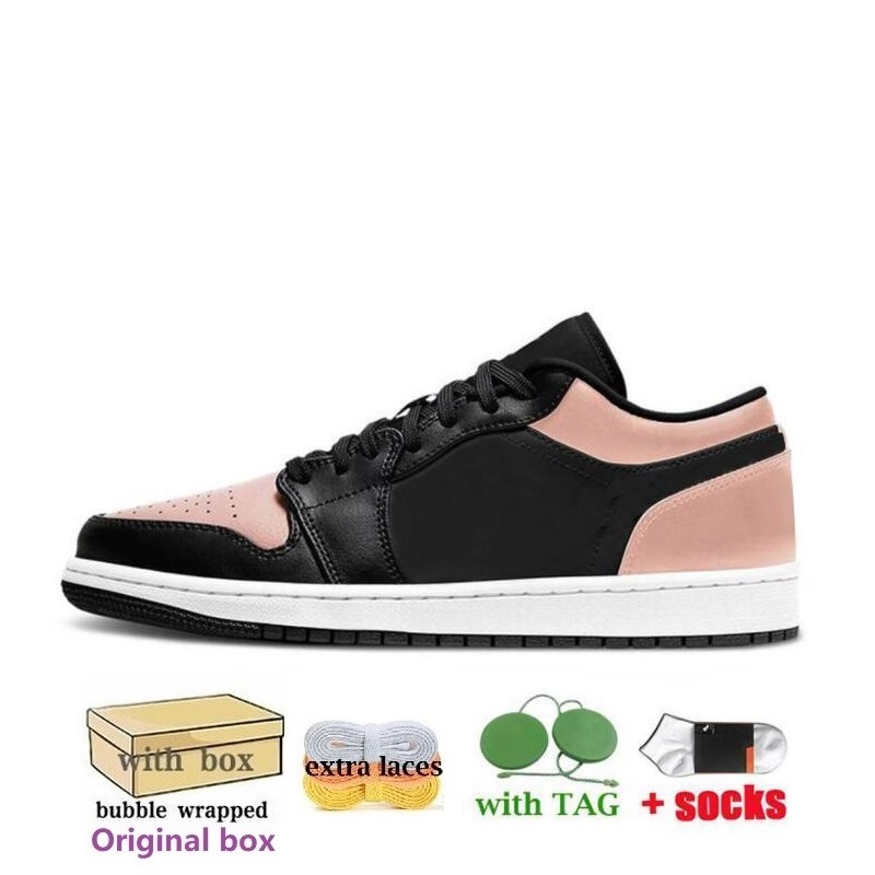 Jordens Jumpman 1 Low Hommes Femmes chaussures de basketball OG 1S Triple White Shadow designer University Blue UNC Black Bred Toe Light Smoky Gr