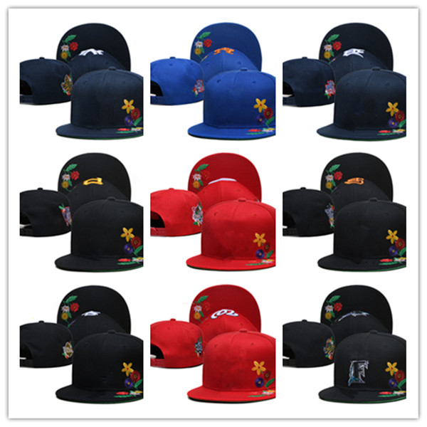 

New Baseball Snapback Hats WS Patch Team Color Cap Snapbacks Adjustable Mix Match Order All Caps, Black
