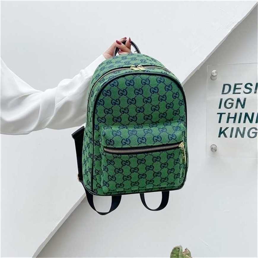 

26% OFF Handbag High quality 2023 new bag Trend Student Backpack Super Hot Travel Schoolbag Large Backpack, Green