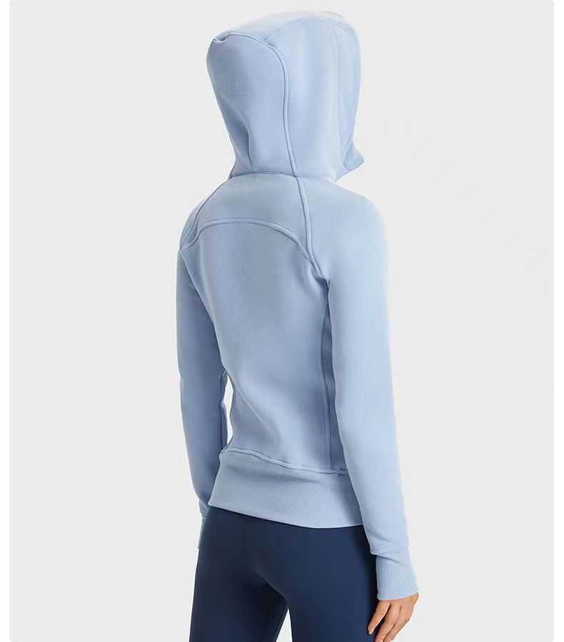 

44VJ 2023 Lulus Yoga Sweatshirt Scuba Half Zip Hoody Hoodies Outdoor Leisure Lu Sweatshirts Gym Clothes Women Tops Workout Fitness Thick 2023ss, I need see separate product